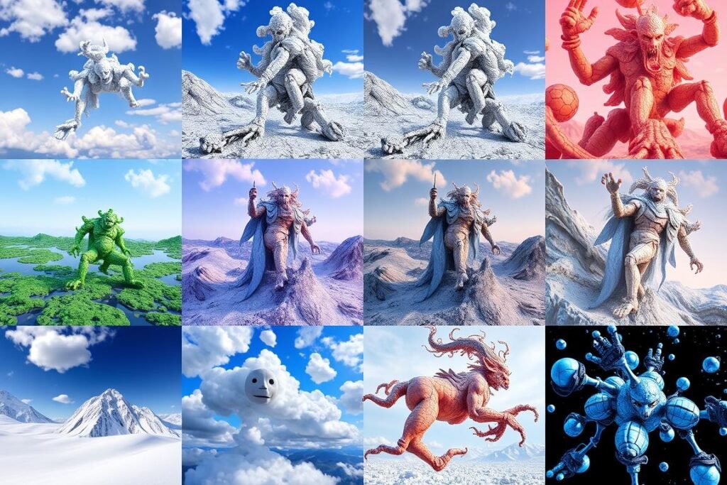 Images générées par IA montrant l'évolution des capacités créatives de l'intelligence artificielle Images générées par IA montrant l'évolution des capacités créatives de l'intelligence artificielle